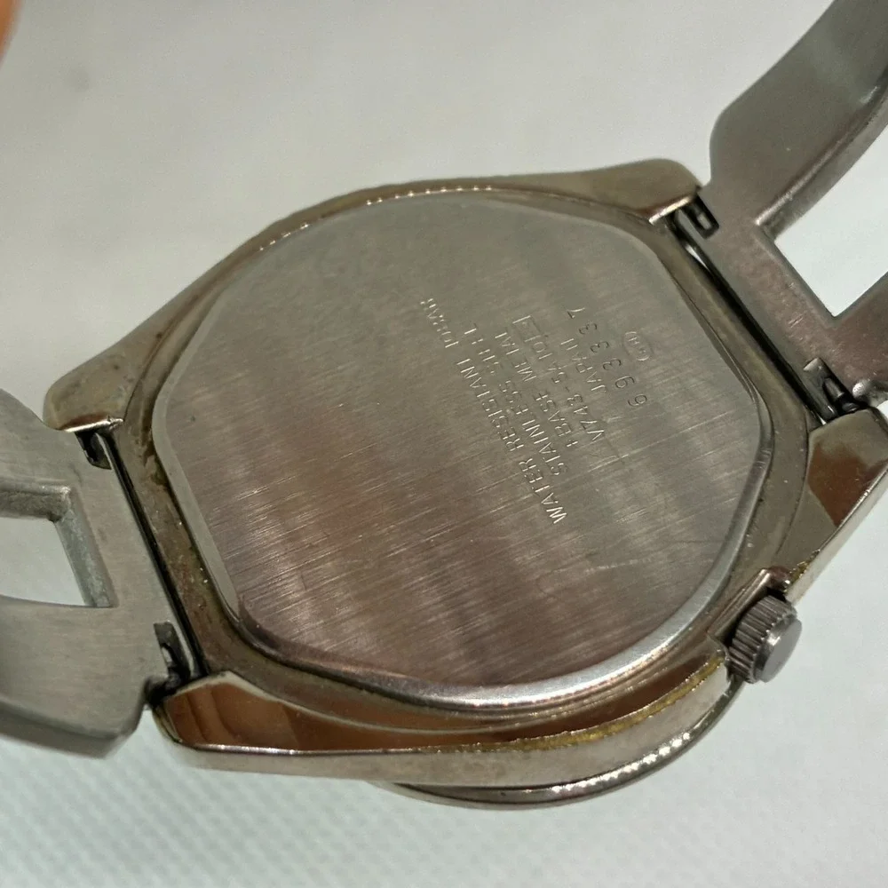 Vintage Seiko Alba AKA V743-5A10 Men's Quartz Watch Orange Dial 10BAR